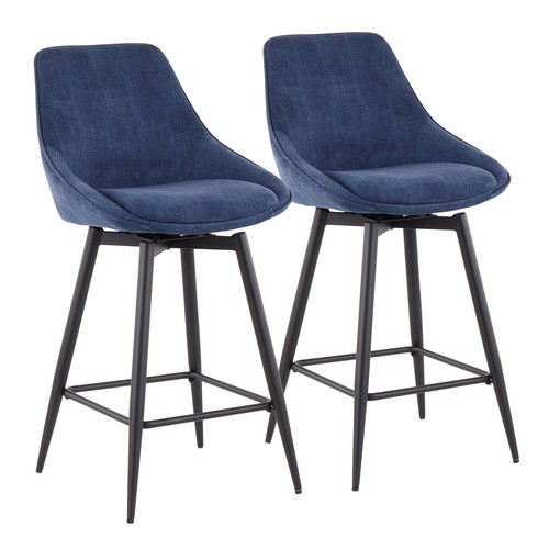 Diana 26" Fixed-height Counter Stool - Set Of 2